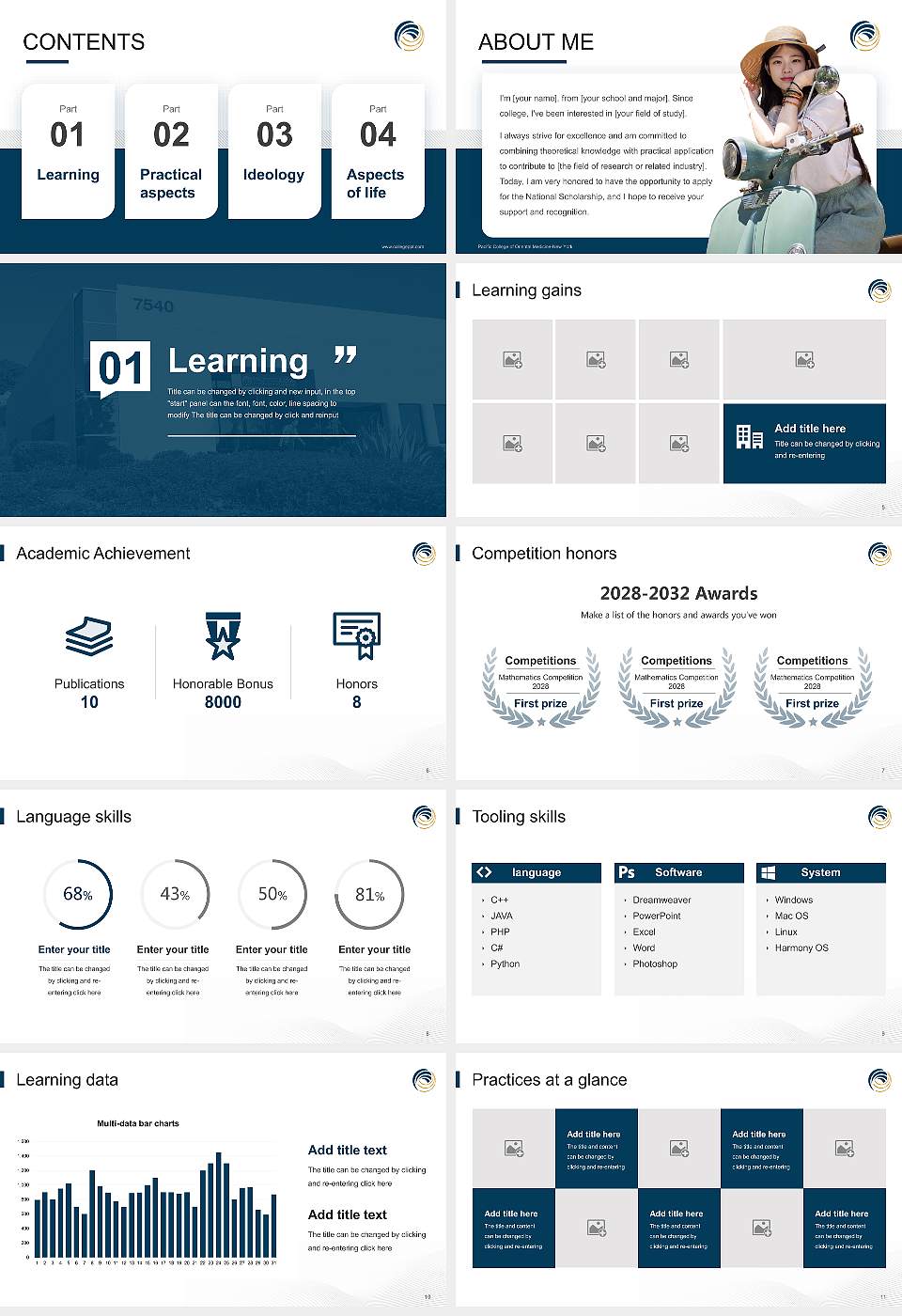Pacific College of Oriental Medicine-New York National Scholarship Defense PPT Template16:9 ratio PPT effect preview image2