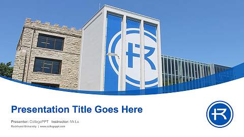 Rockhurst University Course/Courseware Creation PPT Template