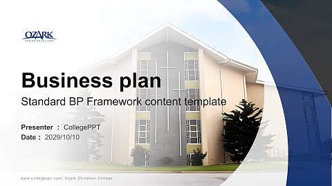 Ozark Christian College Competition/Entrepreneurship Contest PPT Template
