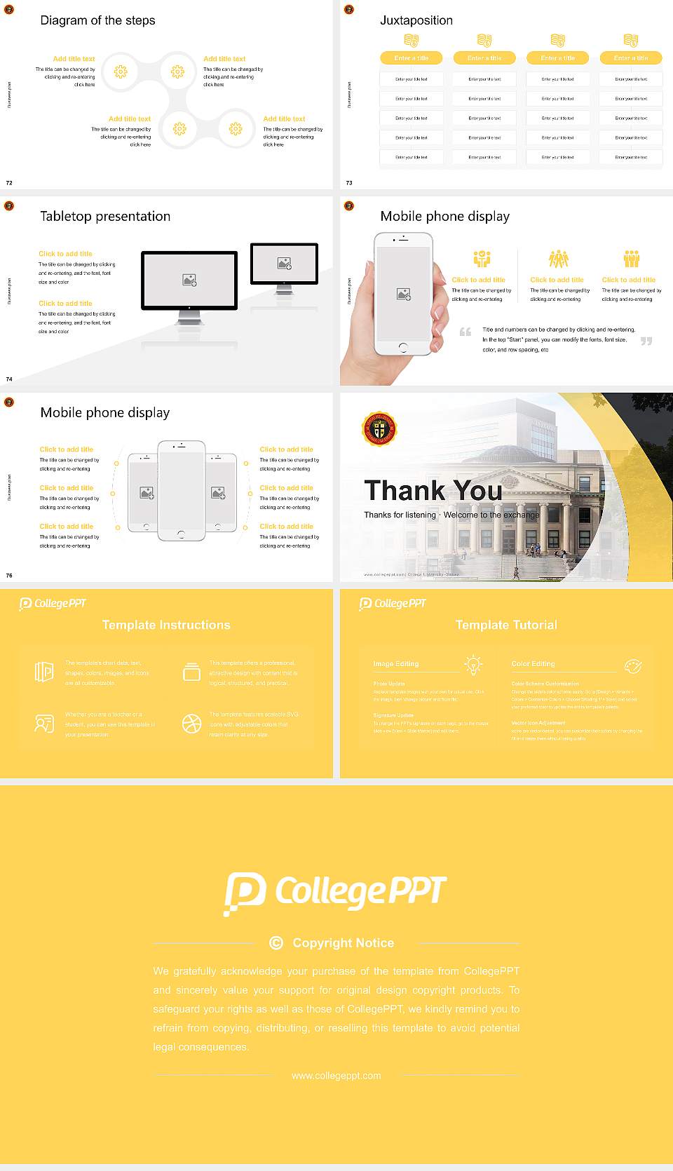 Ottawa University-Ottawa Competition/Entrepreneurship Contest PPT Template16:9 ratio PPT effect preview image9