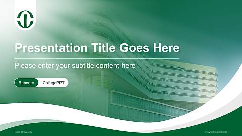 Rush University Lecture Sharing and Networking Event PPT Template