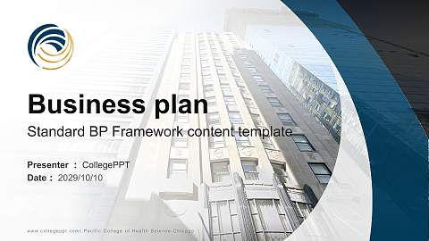 Pacific College of Health Science-Chicago Competition/Entrepreneurship Contest PPT Template