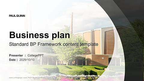 Paul Quinn College Competition/Entrepreneurship Contest PPT Template