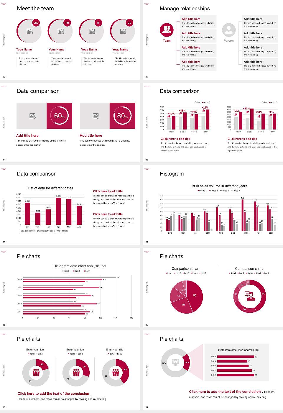 Rosemont College Competition/Entrepreneurship Contest PPT Template16:9 ratio PPT effect preview image4
