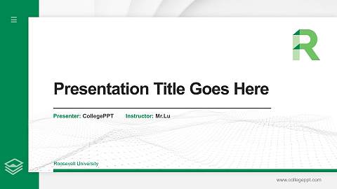 Roosevelt University Thesis Proposal/Graduation Defense PPT Template