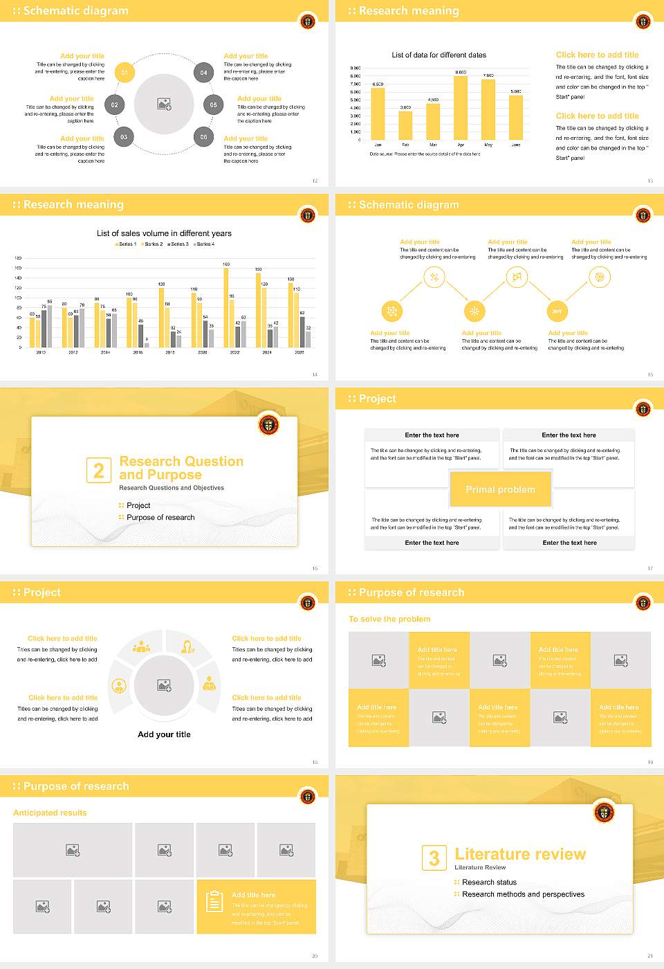 Ottawa University-Online Graduation Thesis Defense PPT Template16:9 ratio PPT effect preview image3