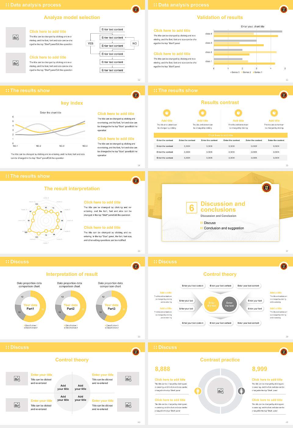 Ottawa University-Online Graduation Thesis Defense PPT Template16:9 ratio PPT effect preview image5
