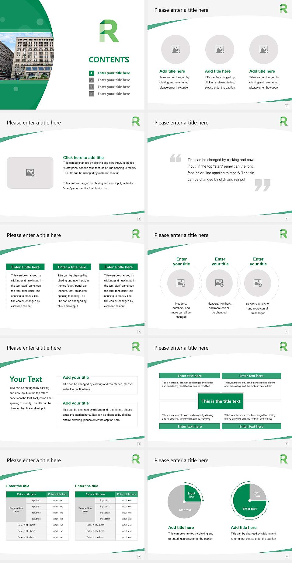 Roosevelt University Course/Courseware Creation PPT Template4:3 ratio PPT effect preview image2