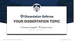 Rogers State University Graduation Thesis Defense PPT Template