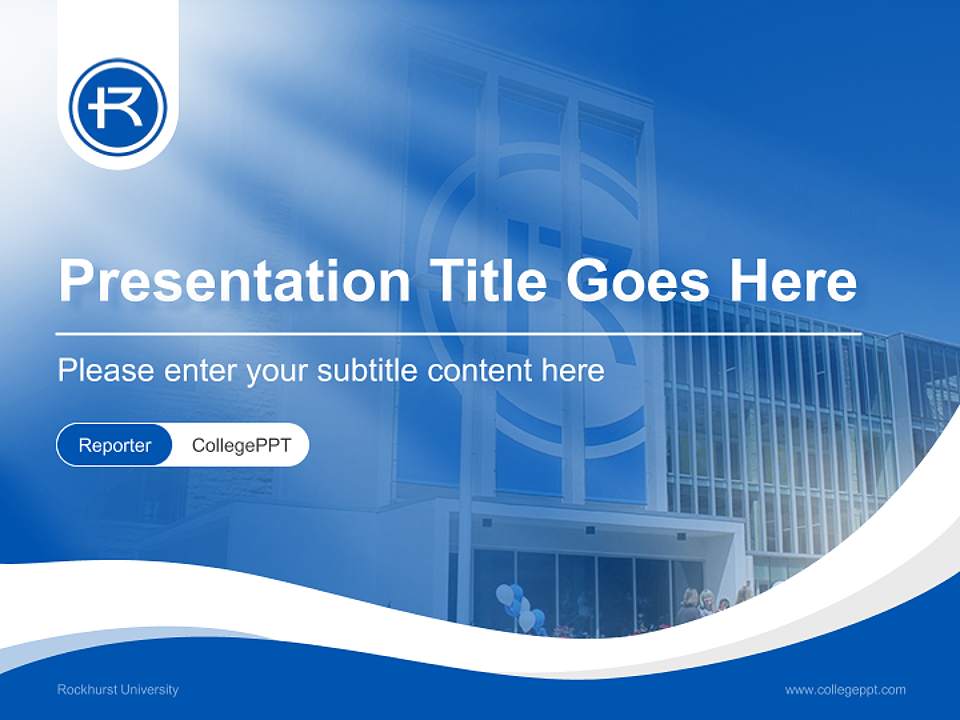 Rockhurst University Lecture Sharing and Networking Event PPT Template4:3 ratio PPT effect preview image4