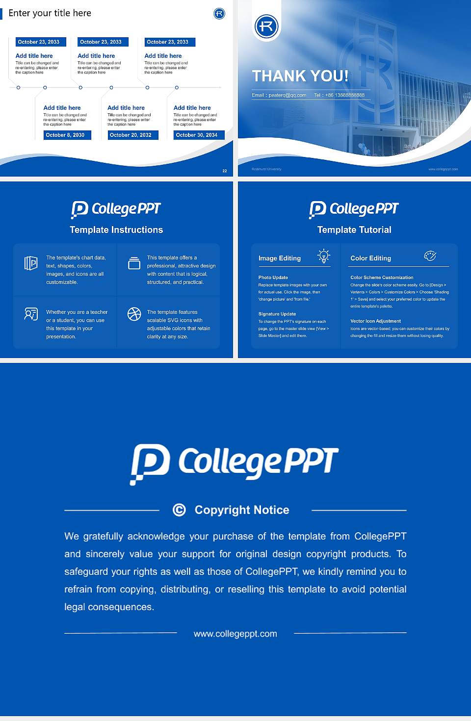 Rockhurst University Lecture Sharing and Networking Event PPT Template4:3 ratio PPT effect preview image4