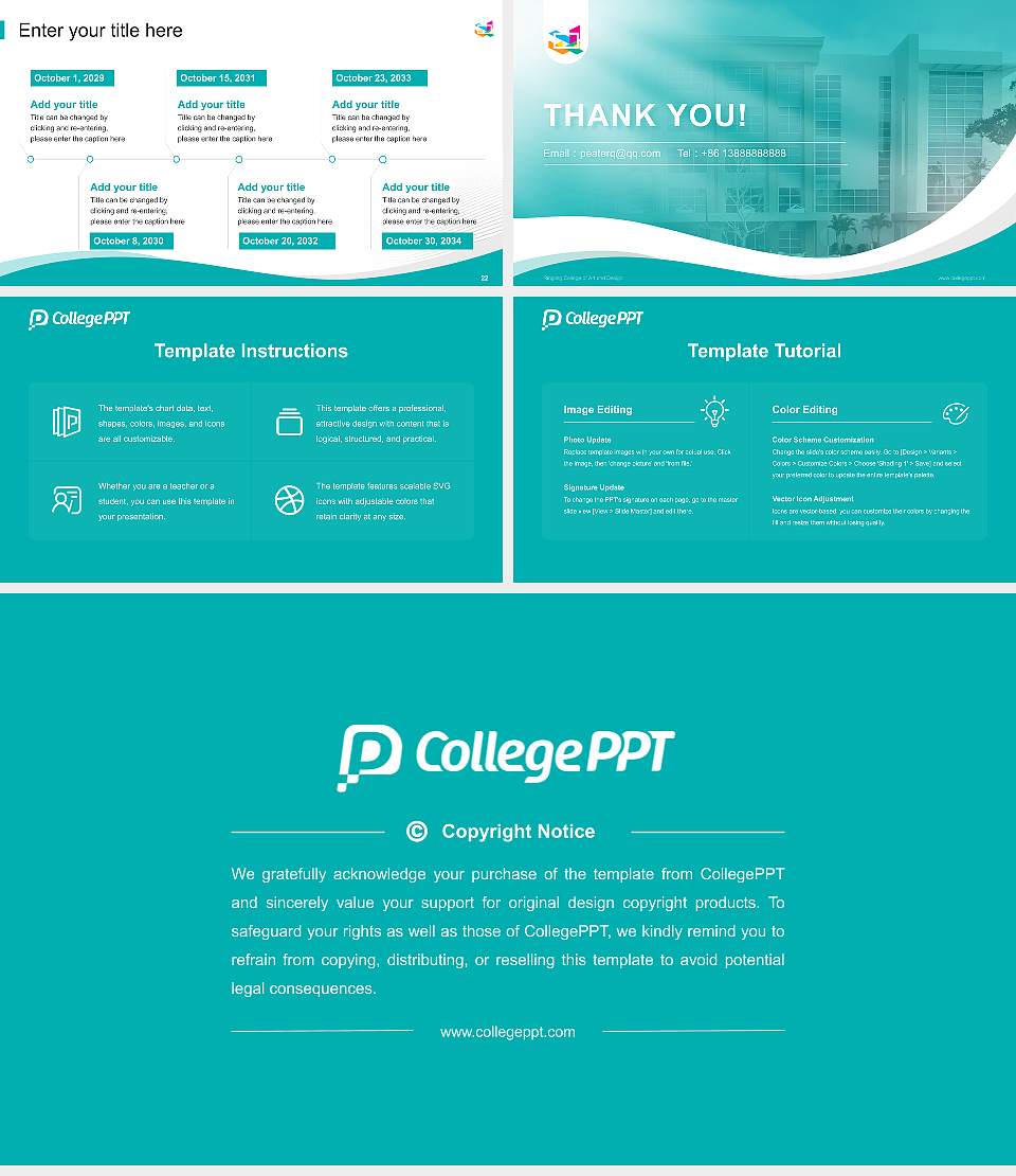 Ringling College of Art and Design Lecture Sharing and Networking Event PPT Template16:9 ratio PPT effect preview image4