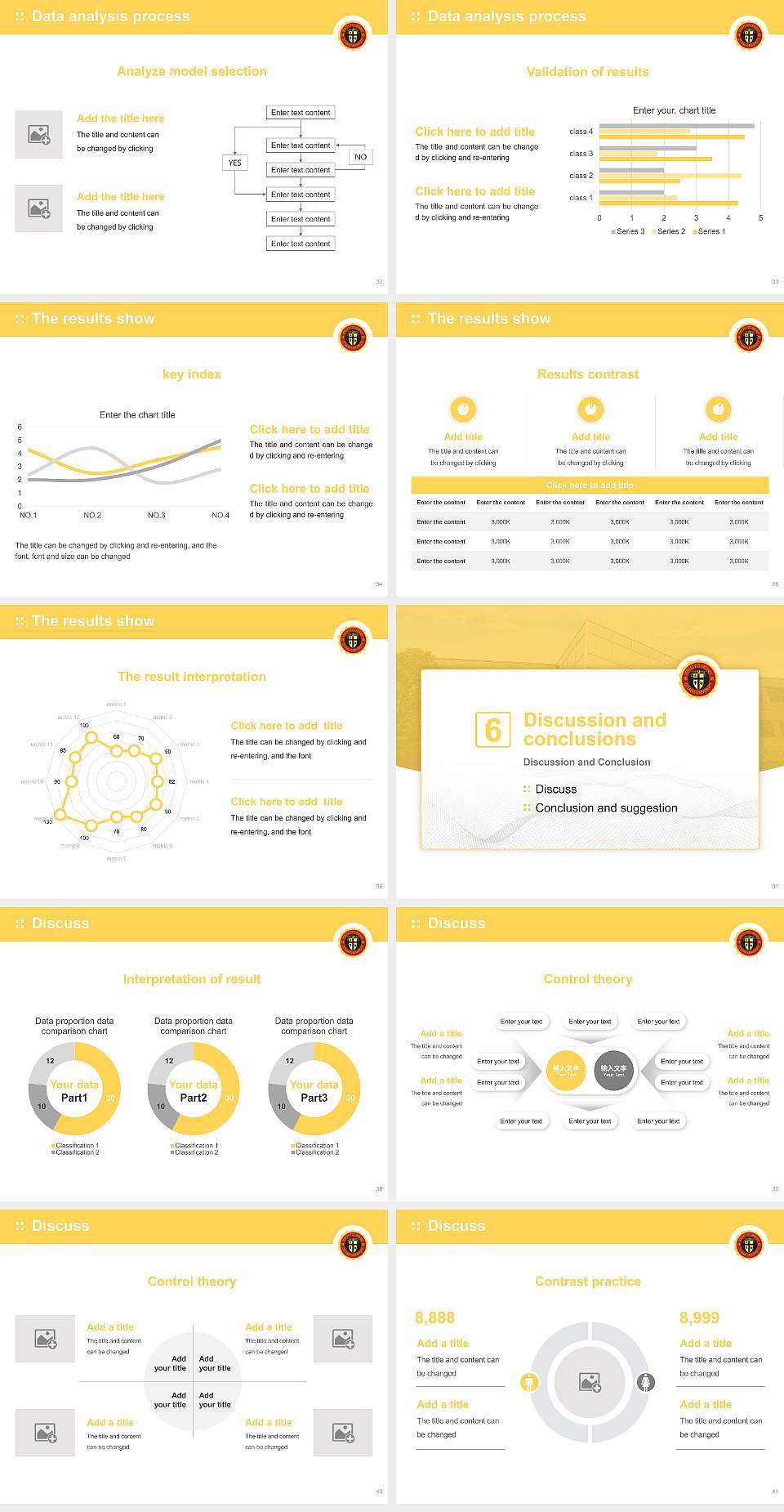 Ottawa University-Milwaukee Graduation Thesis Defense PPT Template4:3 ratio PPT effect preview image5