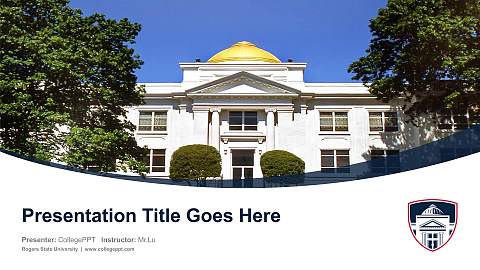 Rogers State University Course/Courseware Creation PPT Template
