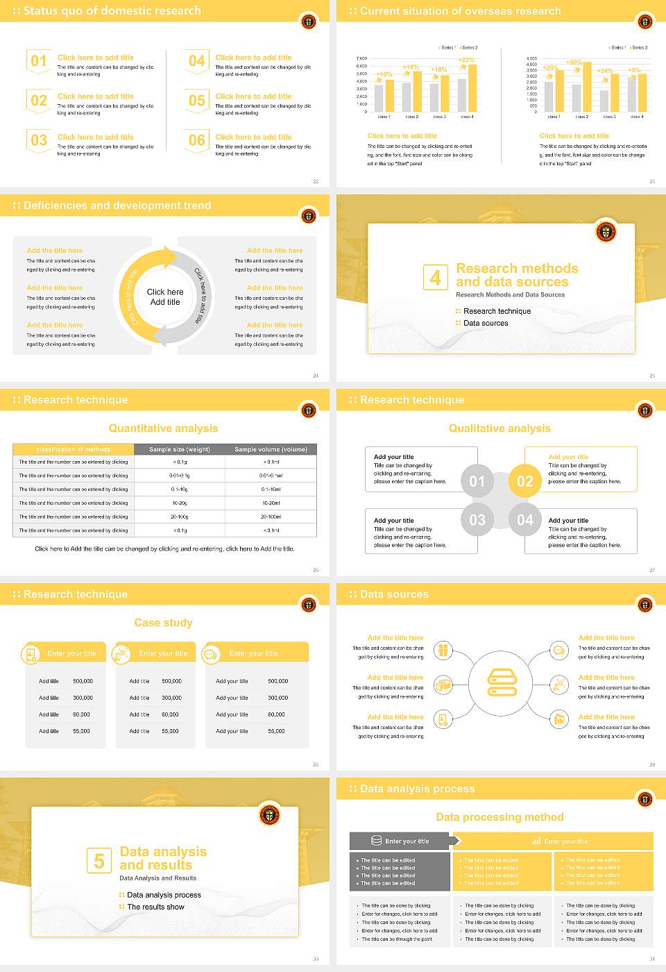 Ottawa University-Kansas City Graduation Thesis Defense PPT Template16:9 ratio PPT effect preview image4