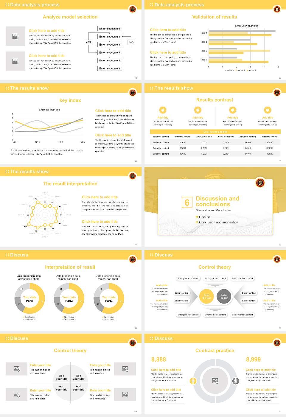 Ottawa University-Kansas City Graduation Thesis Defense PPT Template16:9 ratio PPT effect preview image5