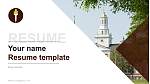 Rowan University Resume PPT Template