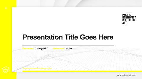 Pacific Northwest College of Art Thesis Proposal/Graduation Defense PPT Template