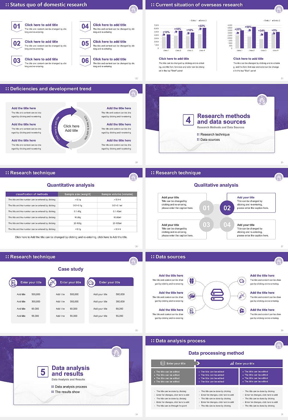 Rockford University Graduation Thesis Defense PPT Template16:9 ratio PPT effect preview image4