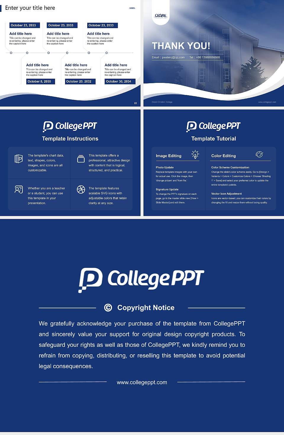 Ozark Christian College Lecture Sharing and Networking Event PPT Template4:3 ratio PPT effect preview image4