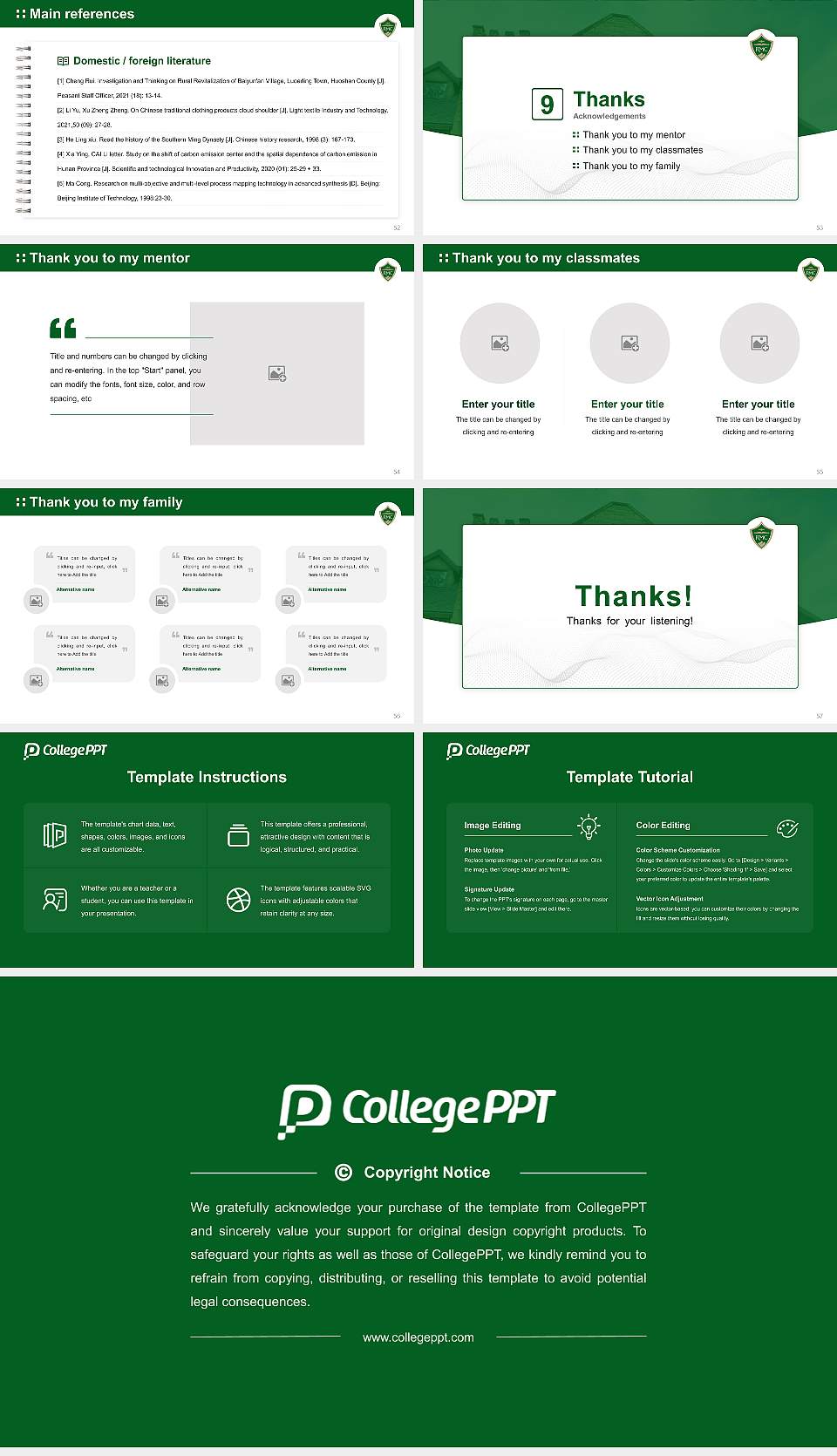 Rocky Mountain College Graduation Thesis Defense PPT Template16:9 ratio PPT effect preview image7