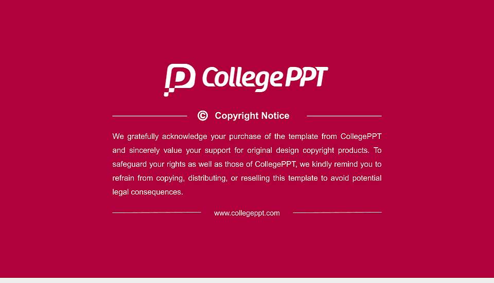 Rosemont College Thesis Proposal/Graduation Defense PPT Template16:9 ratio PPT effect preview image5