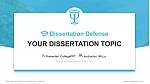 Richmont Graduate University थीसिस रक्षा PPT टेम्पलेट