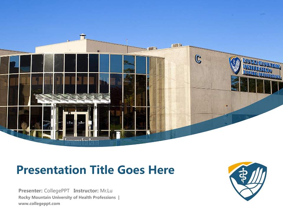 Rocky Mountain University of Health Professions Course/Courseware Creation PPT Template4:3 ratio PPT effect preview image5