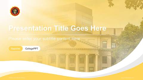 Ottawa University-Ottawa Lecture Sharing and Networking Event PPT Template