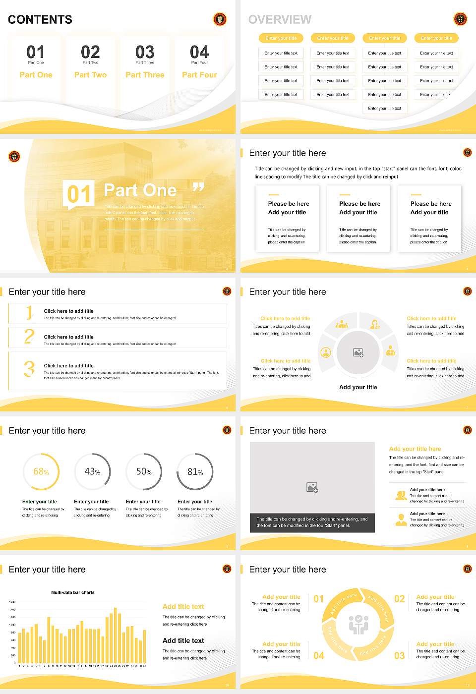 Ottawa University-Ottawa Lecture Sharing and Networking Event PPT Template16:9 ratio PPT effect preview image2
