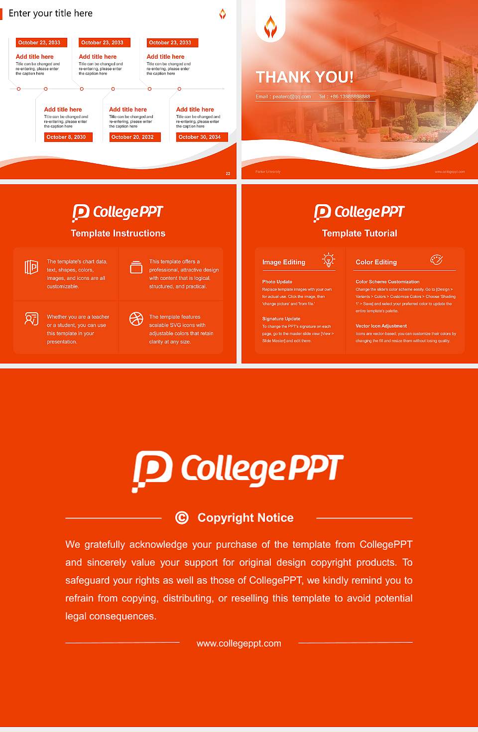 Parker University Lecture Sharing and Networking Event PPT Template4:3 ratio PPT effect preview image4
