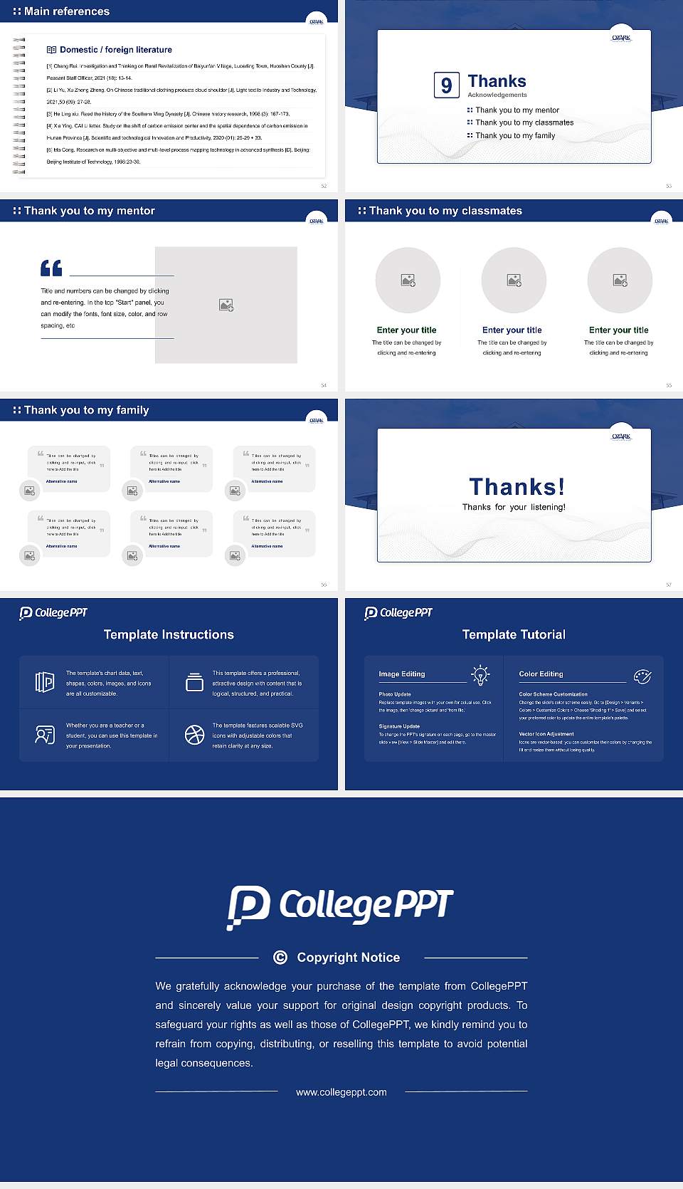 Ozark Christian College Graduation Thesis Defense PPT Template16:9 ratio PPT effect preview image7