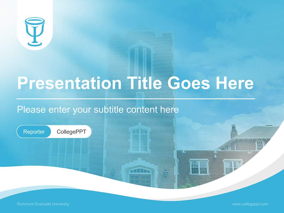 Richmont Graduate University Lecture Sharing and Networking Event PPT Template4:3 ratio PPT effect preview image4
