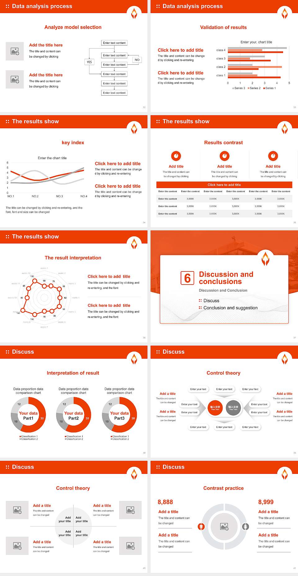 Parker University Graduation Thesis Defense PPT Template4:3 ratio PPT effect preview image5