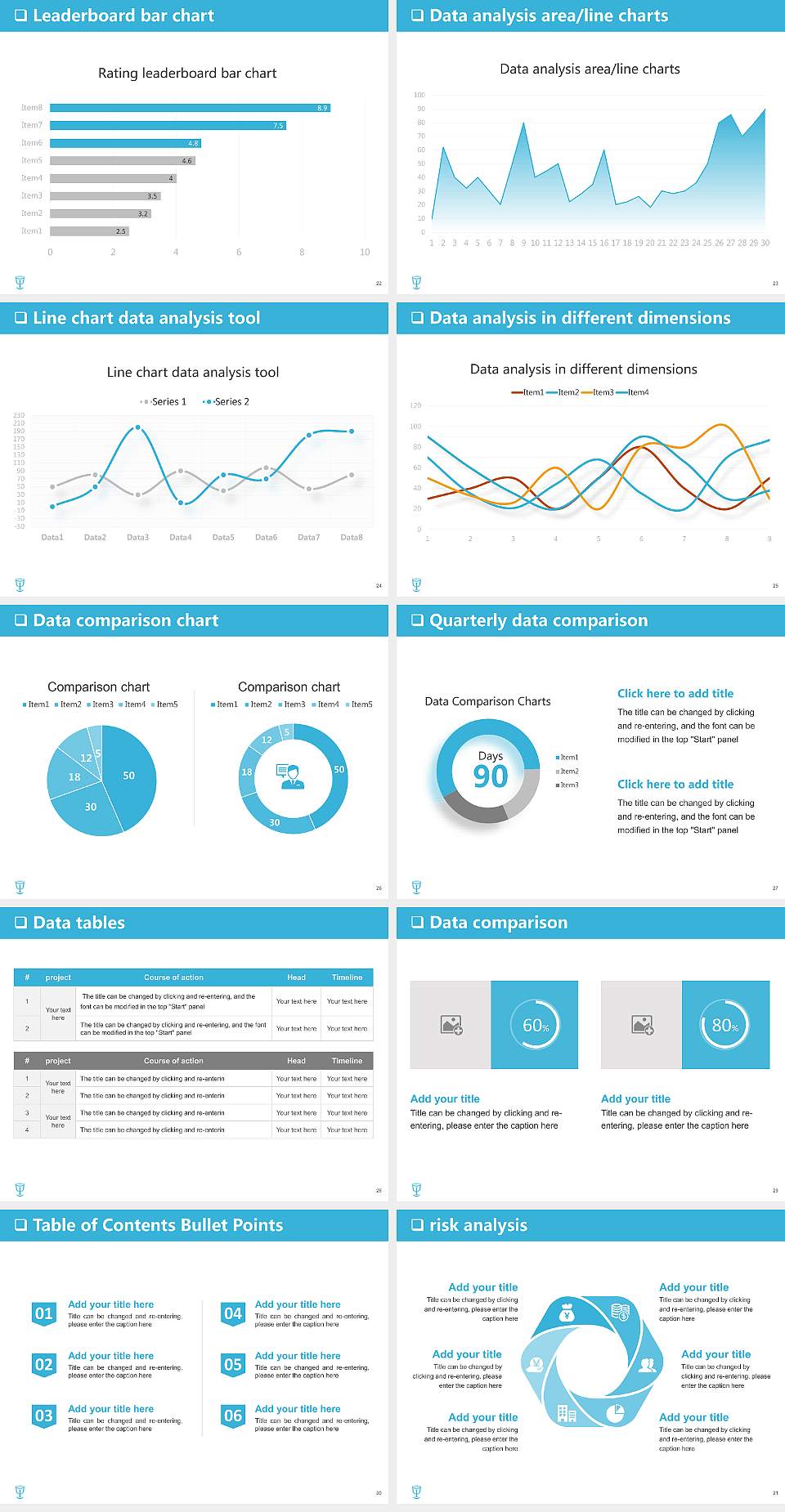 Richmont Graduate University General Purpose PPT Template4:3 ratio PPT effect preview image4