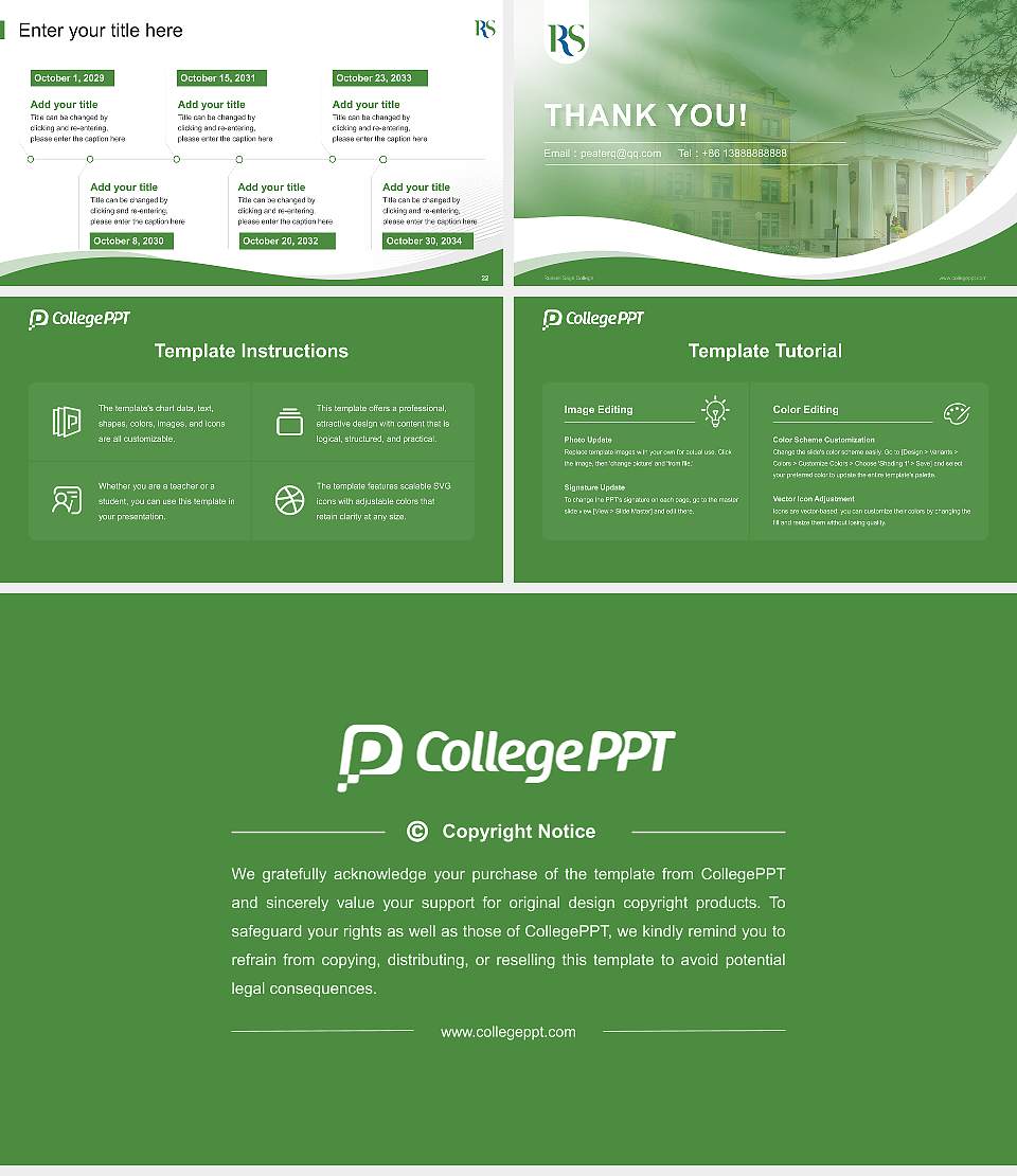 Russell Sage College Lecture Sharing and Networking Event PPT Template16:9 ratio PPT effect preview image4