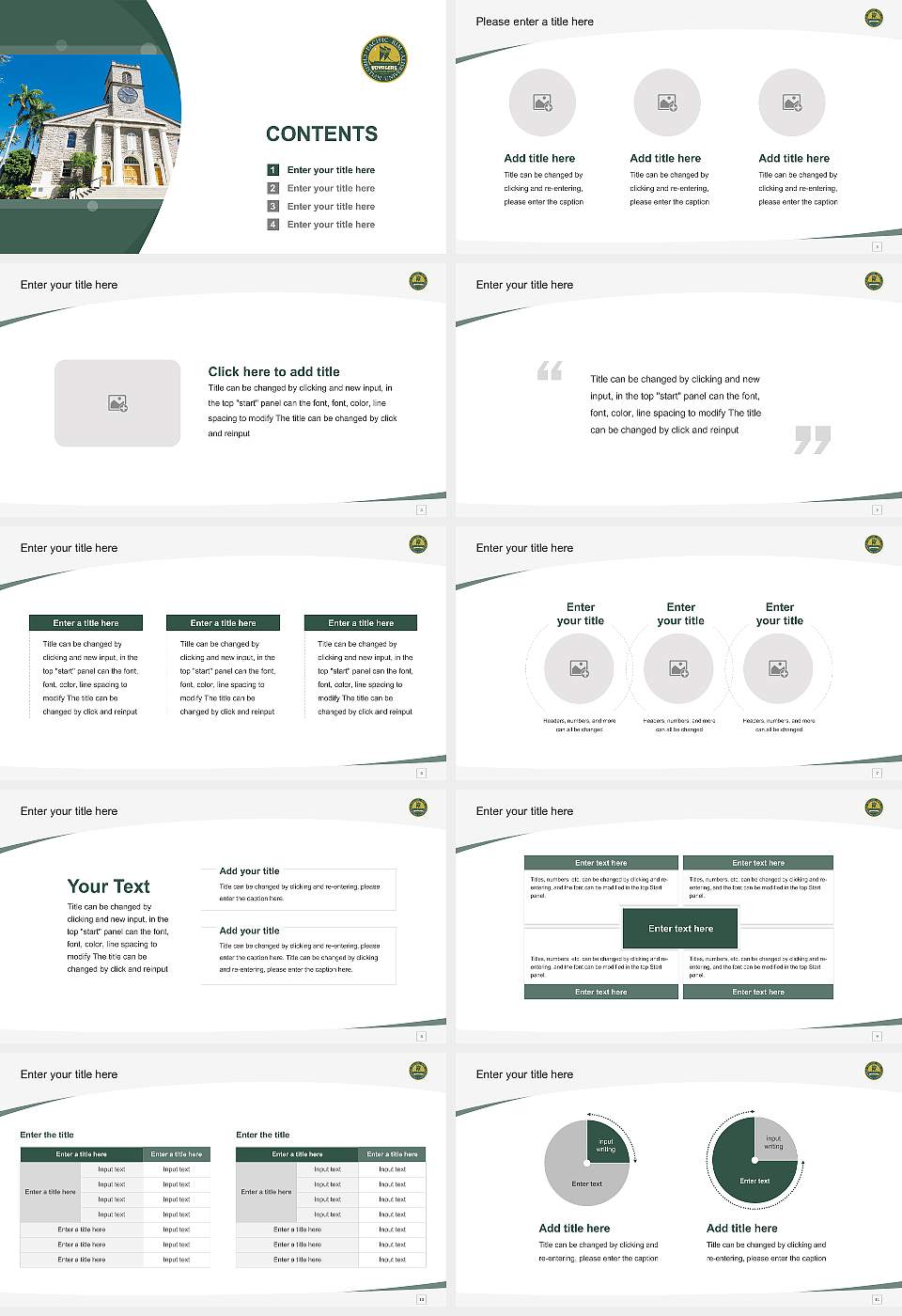 Pacific Rim Christian University Course/Courseware Creation PPT Template16:9 ratio PPT effect preview image2