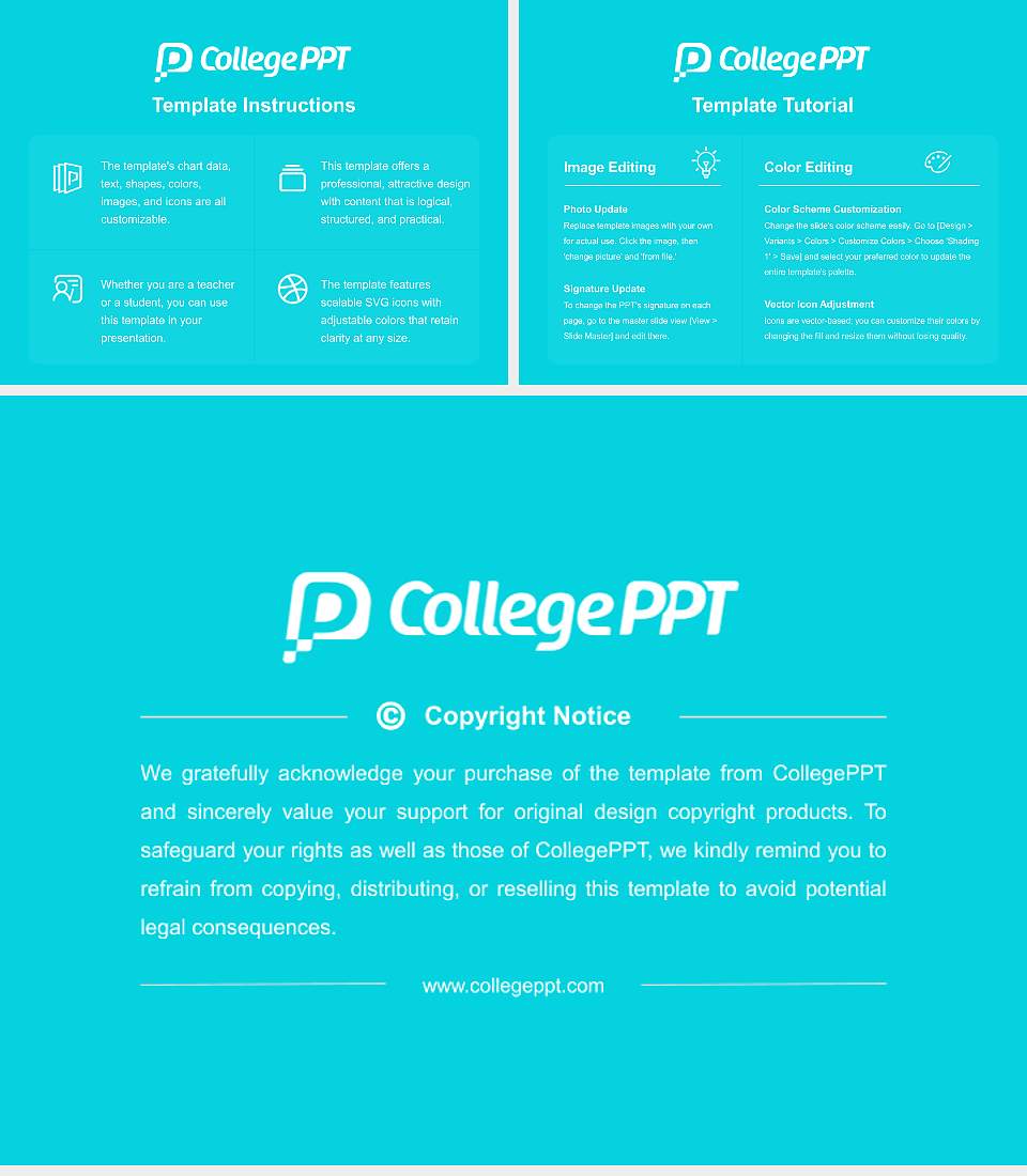 Palm Beach Atlantic University Course/Courseware Creation PPT Template4:3 ratio PPT effect preview image5