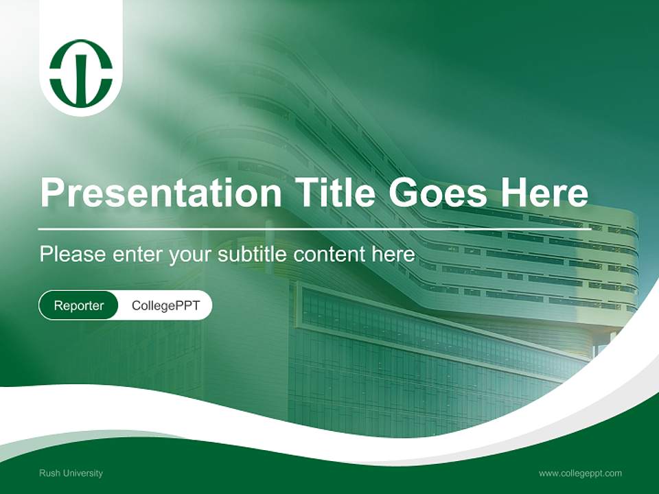 Rush University Lecture Sharing and Networking Event PPT Template4:3 ratio PPT effect preview image4