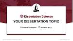 Ripon College Scriptieverdediging PPT-sjabloon