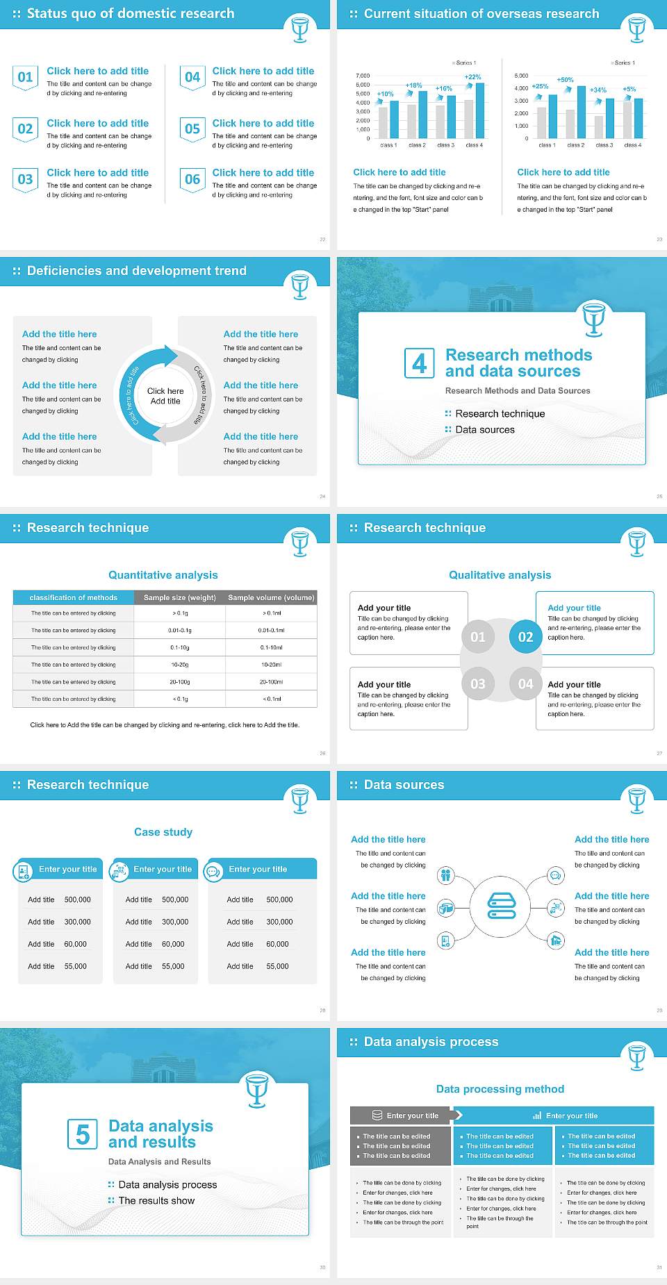 Richmont Graduate University Graduation Thesis Defense PPT Template4:3 ratio PPT effect preview image4