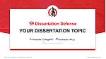 Otterbein University Graduation Thesis Defense PPT Template