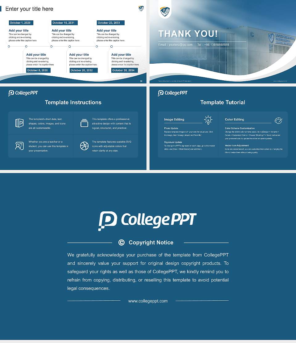 Rocky Mountain University of Health Professions Lecture Sharing and Networking Event PPT Template16:9 ratio PPT effect preview image4