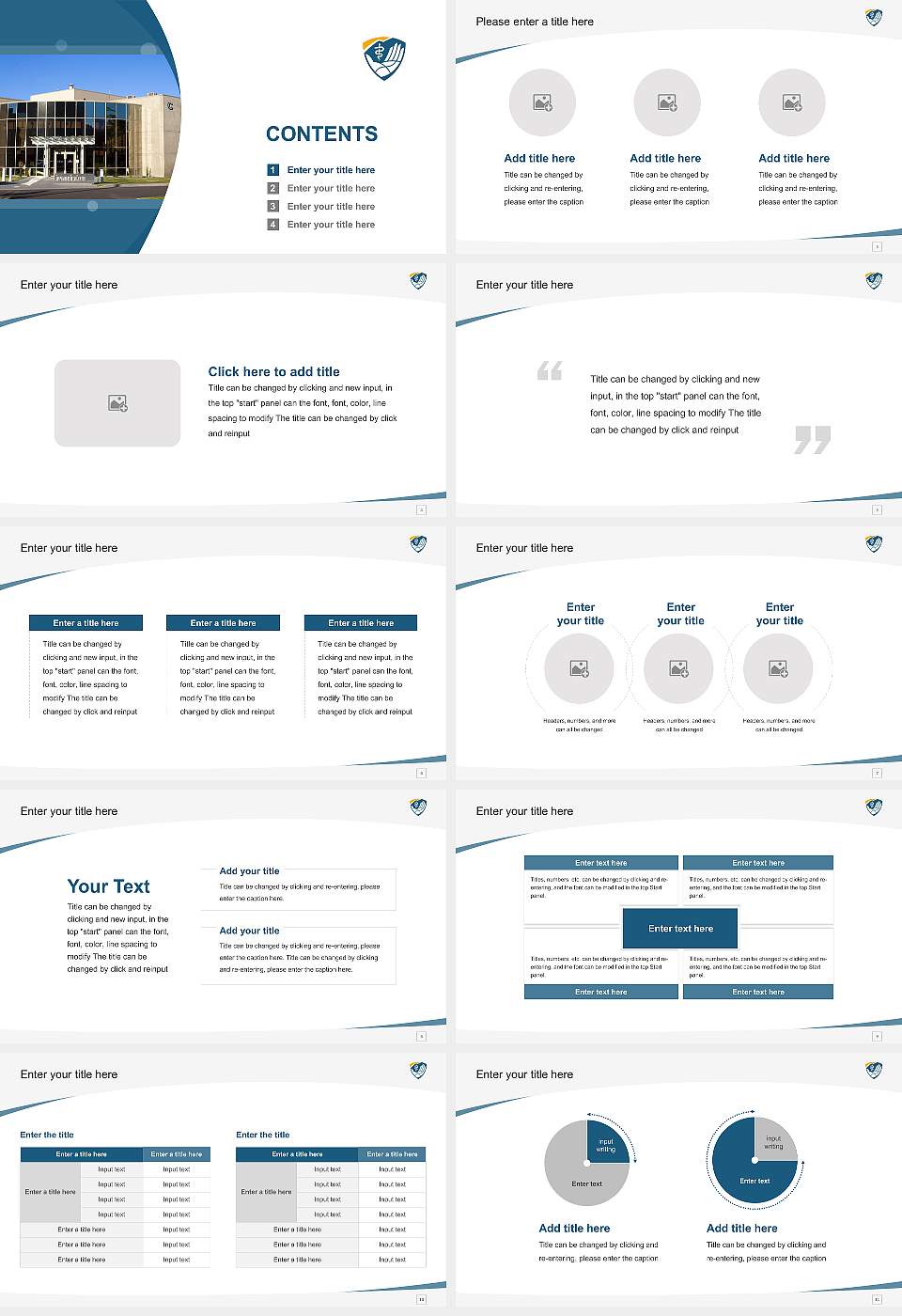 Rocky Mountain University of Health Professions Course/Courseware Creation PPT Template16:9 ratio PPT effect preview image2