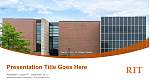 Rochester Institute of Technology Unterricht Powerpoint Vorlage