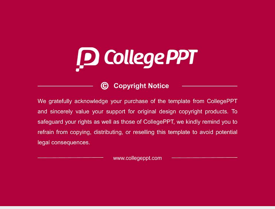 Rosemont College General Purpose PPT Template4:3 ratio PPT effect preview image6