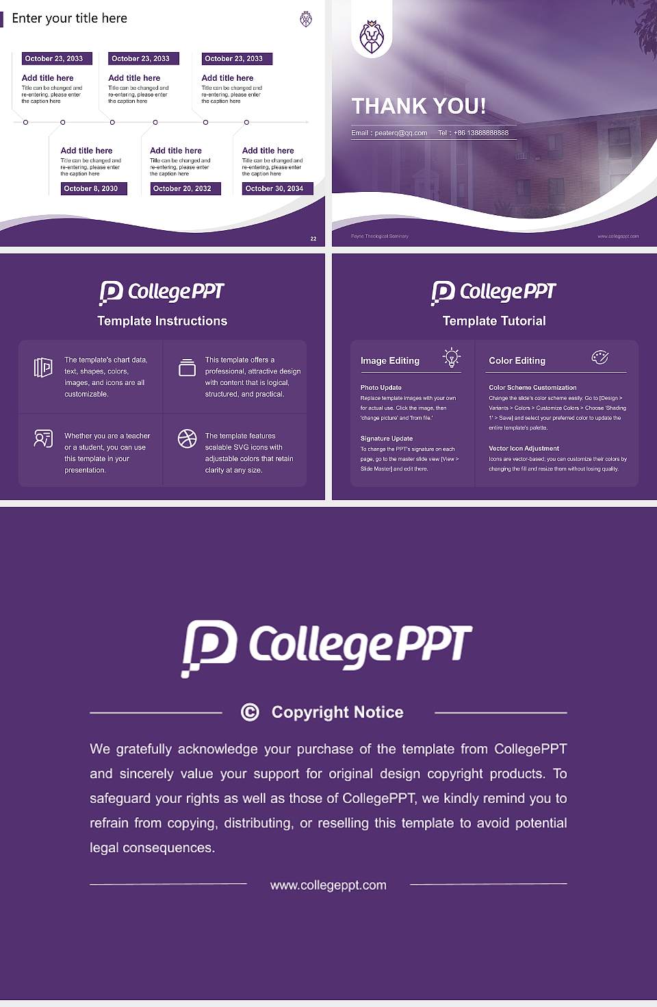Payne Theological Seminary Lecture Sharing and Networking Event PPT Template4:3 ratio PPT effect preview image4