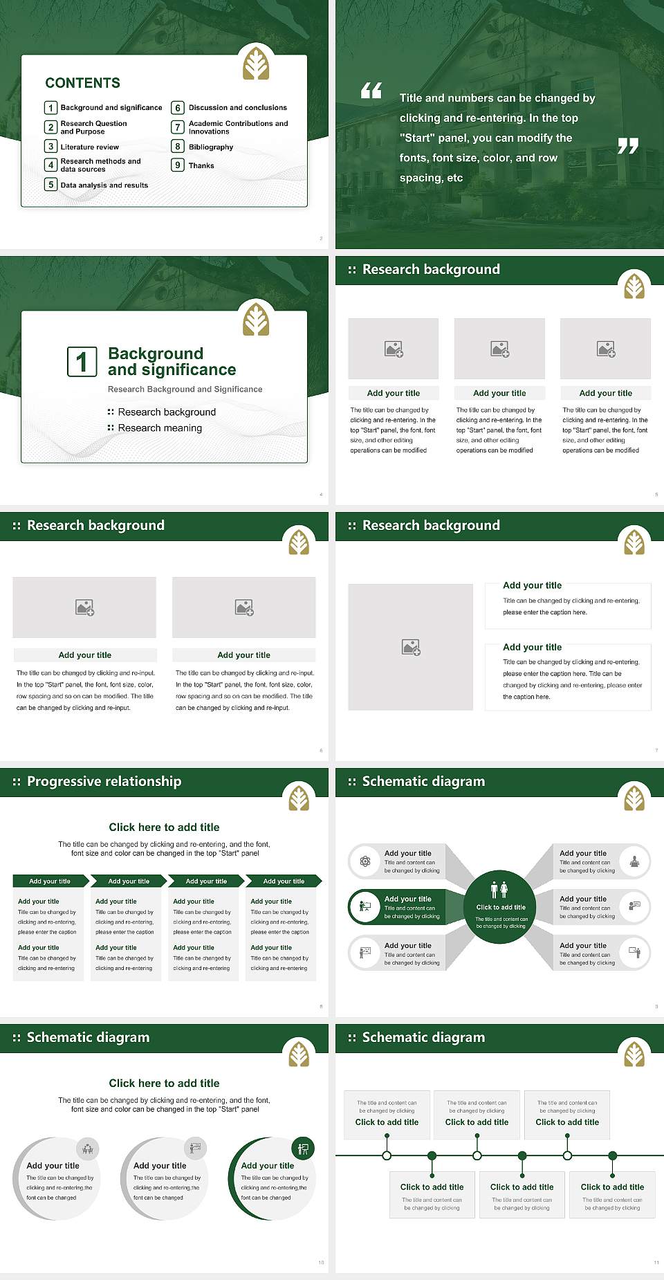 Pacific Union College Graduation Thesis Defense PPT Template4:3 ratio PPT effect preview image2