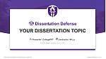 Ouachita Baptist University학위 논문 방어PPT 템플릿