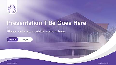 Rockford University Lecture Sharing and Networking Event PPT Template